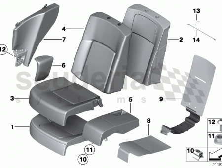 Photo of Base backrest A C 52 20…