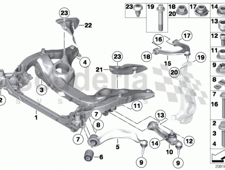 Photo of Tension strut with hydr mount left 31 12…