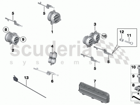 Photo of Control assy fresh air vent 64 22…