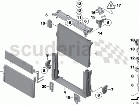 Photo of Holder module bracket 17 11…