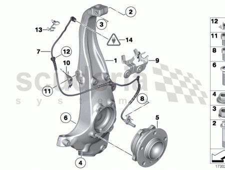 Photo of Wheel hub with bearing front 31 20…