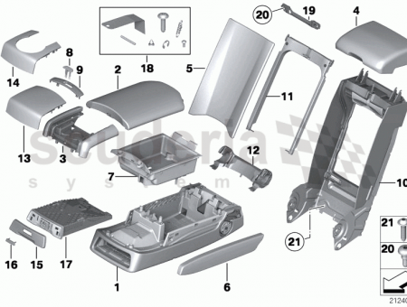 Photo of Trim armrest side left 52 20…