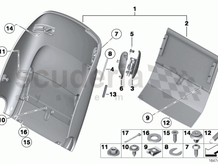 Photo of REAR PANEL SEAT LEATHER RIGHT 52 10…