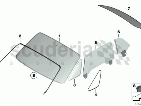 Photo of Side window front right 51 33…