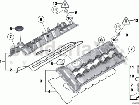 Photo of Cylinder head cover 11 12…