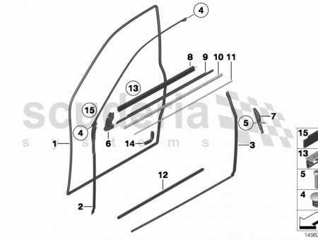 Photo of Channel cover exterior door front right 51 21…