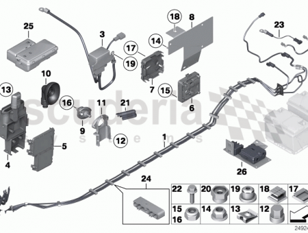 Photo of Batteryclamp with fuse box 61 13…