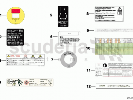 Photo of LABEL COOLANT 71 22…