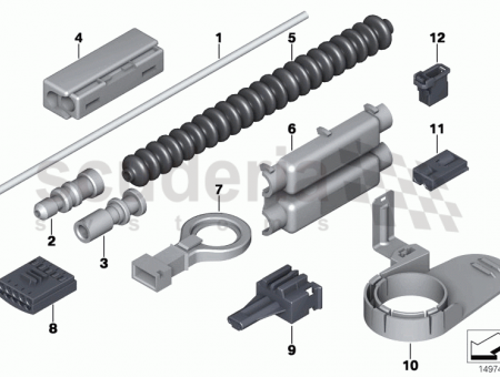 Photo of Optical fibre cable connector 61 13…