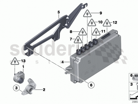 Photo of Holder Top Rear Side View 65 15…