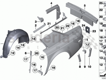 Photo of Side panel closing plate left 41 35…