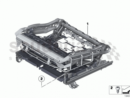 Photo of Seat frame left 52 10…