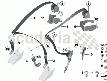 Photo of Anchorage seat belt 72 11…