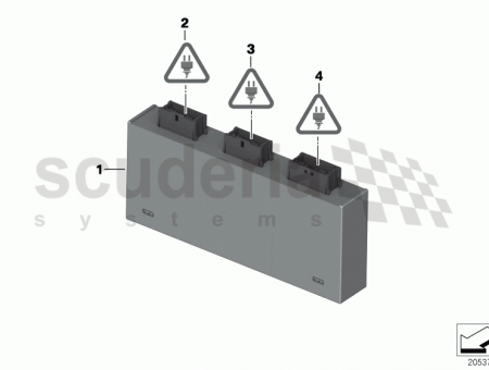 Photo of ECU rear function module 61 35…