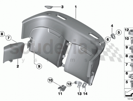 Photo of Clip for sheet metal nut 07 14…