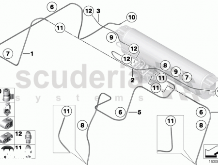 Photo of Pipe rear left air spring 37 20…