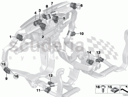 Photo of Actuator assy knee vent right 64 22…