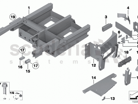 Photo of Side panel bracket rear right 2 41 35…