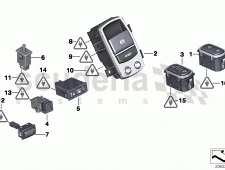 Photo of Switch hazard warning central lckng syst 61 31…