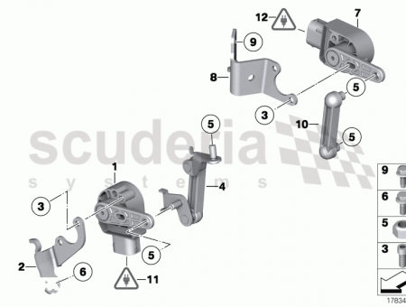 Photo of Ride height sensor front left 37 14…