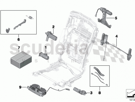 Photo of Drive backrest angle adjustment left 52 20…