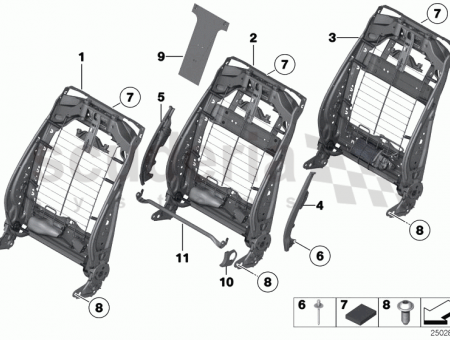 Photo of Fastening cover backrest right 52 10…