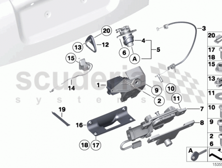 Photo of Lock cylinder boot lid tailgate with key 51…