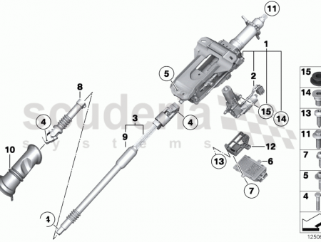 Photo of Drive electr steering column adjustm 67 64…