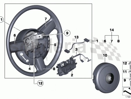 Photo of Switch multifunct steering wheel left 61 31…