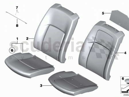 Photo of Foam section active seat left 52 10…