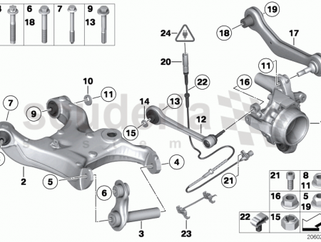 Photo of Wheel carrier rear right 33 32…