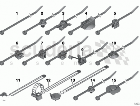 Photo of Cable strap for optical fibre cable 61 13…